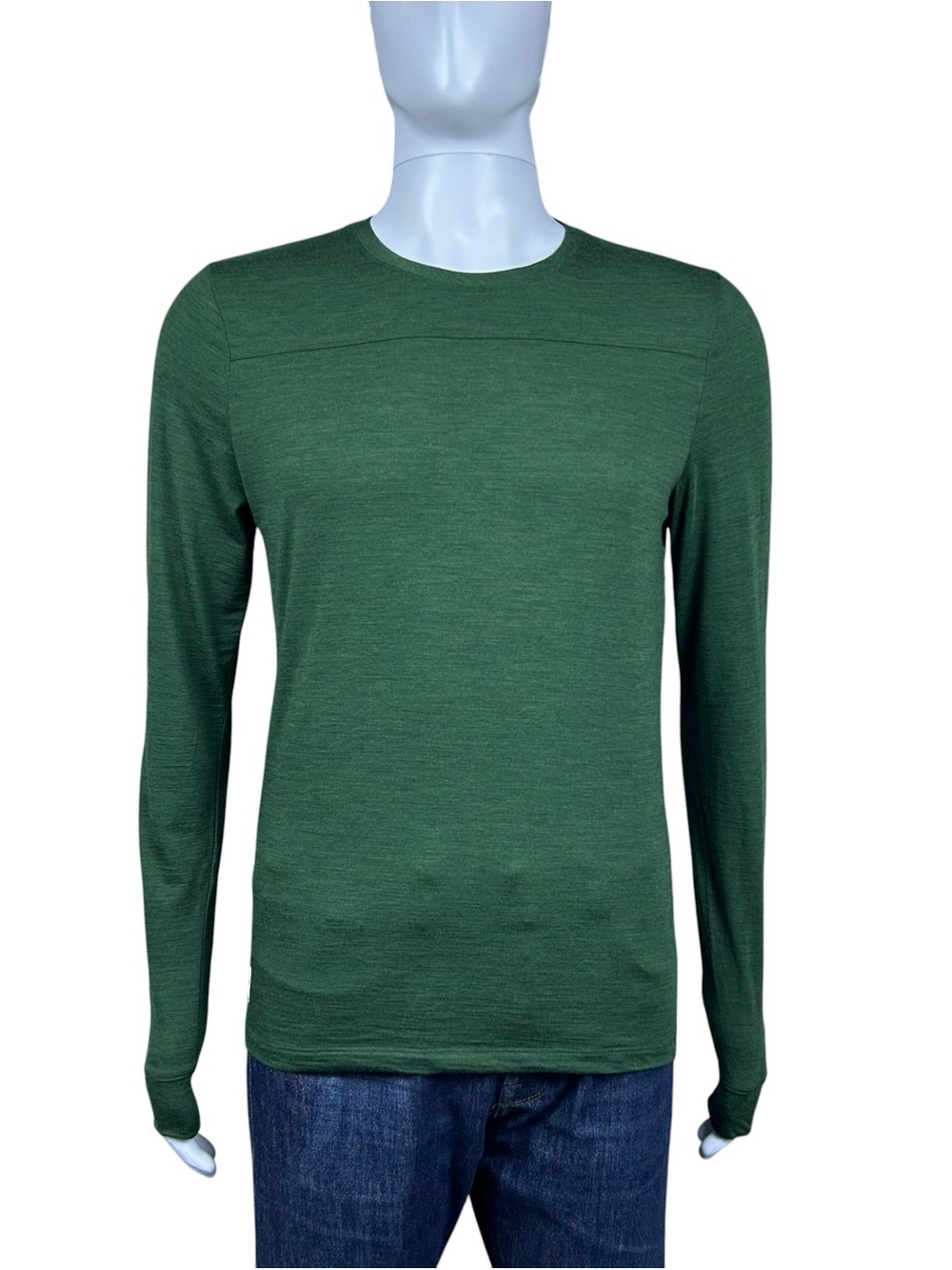 Tracksmith Mens Harrier Long Sleeve Crewneck Merino Wool Top Size S Performance